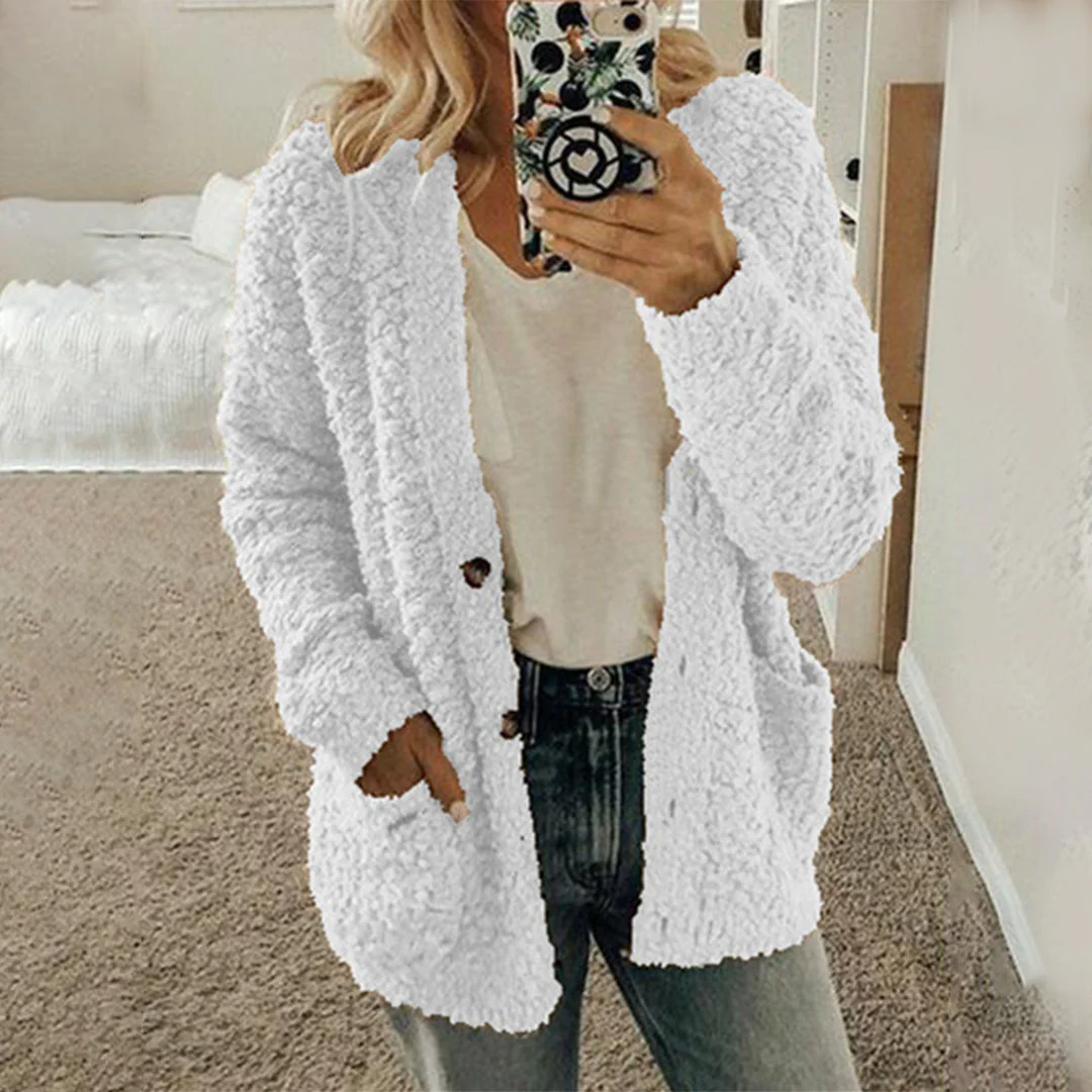 Cardigan Sherpa | Doux & Confortable | Coupe Décontractée – Image 6