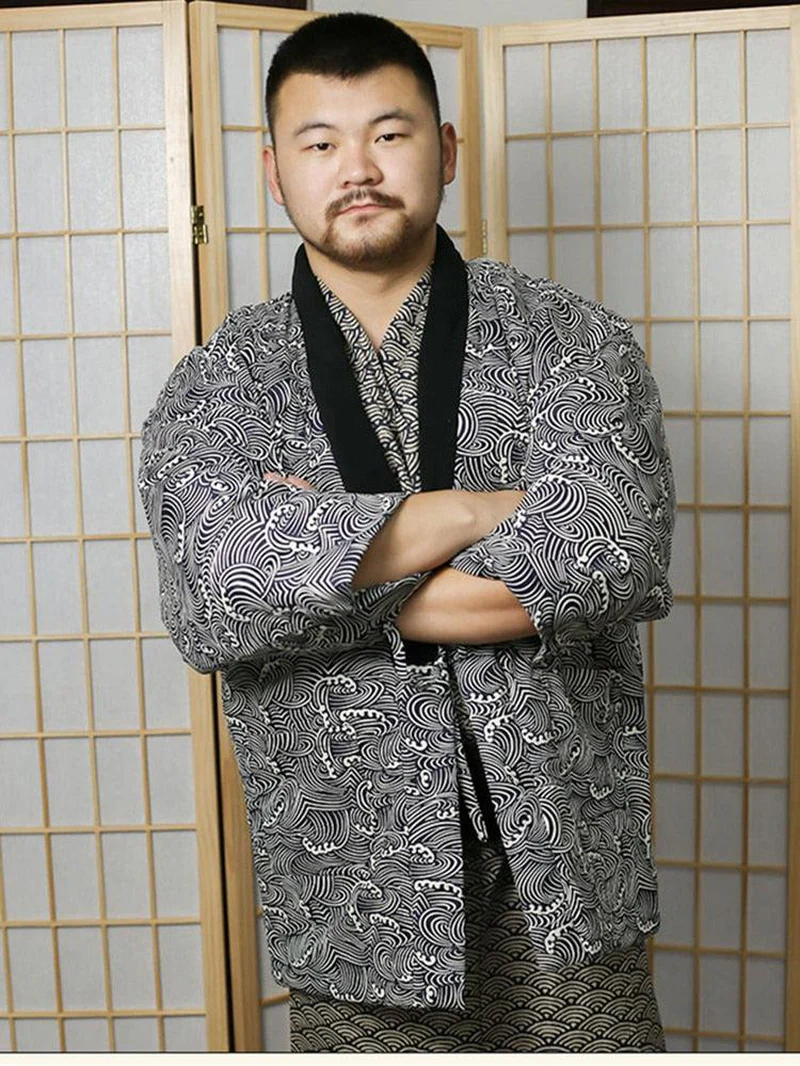 Yukata Homme Traditionnel Japonais – Image 3