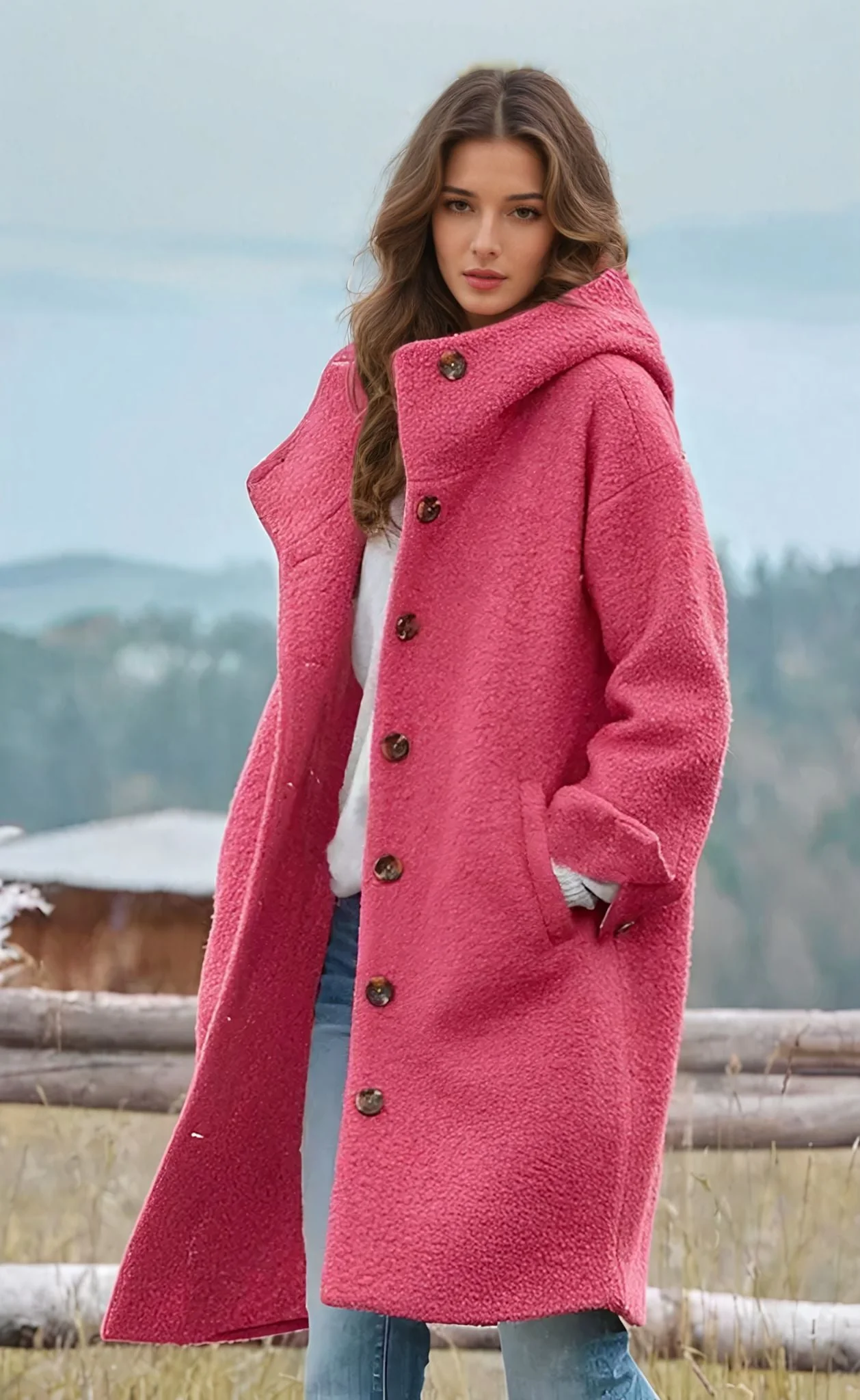Manteau d’Hiver en Laine | Douillet et Élégant