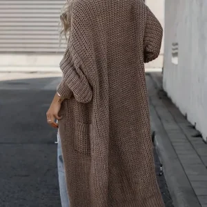 Cardigan Long en Maille | Oversize & Confort | Style Décontracté