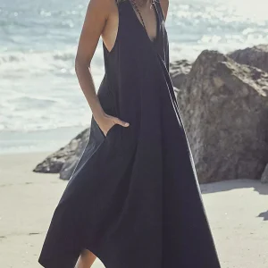 Robe Longue Débardeur | Simplicité Chic et Confort Estival