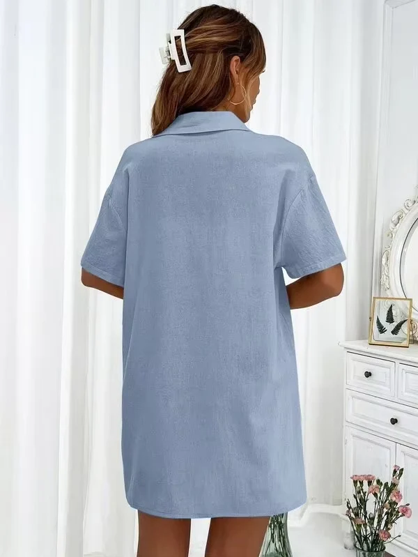 Casual Shirt & Short Set | Douceur et Liberté – Image 4