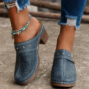 Capri Élégance | Sandales Femme à Bout Carré et Confort Sur-Mesure