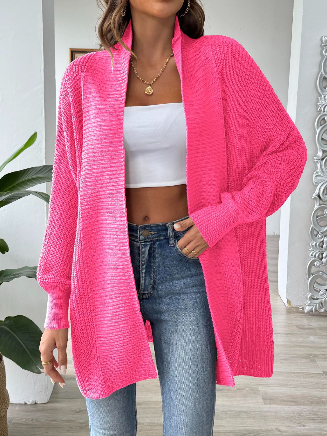 Cardigan Long en Maille | Doux & Élégant | Style Décontracté – Image 4