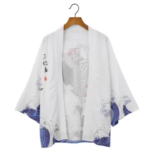 Haori Imprimé Mer Agité