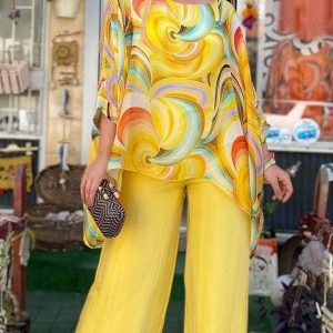 Ensemble Fluide Imprimé | Éclat Bohème et Confort Aérien