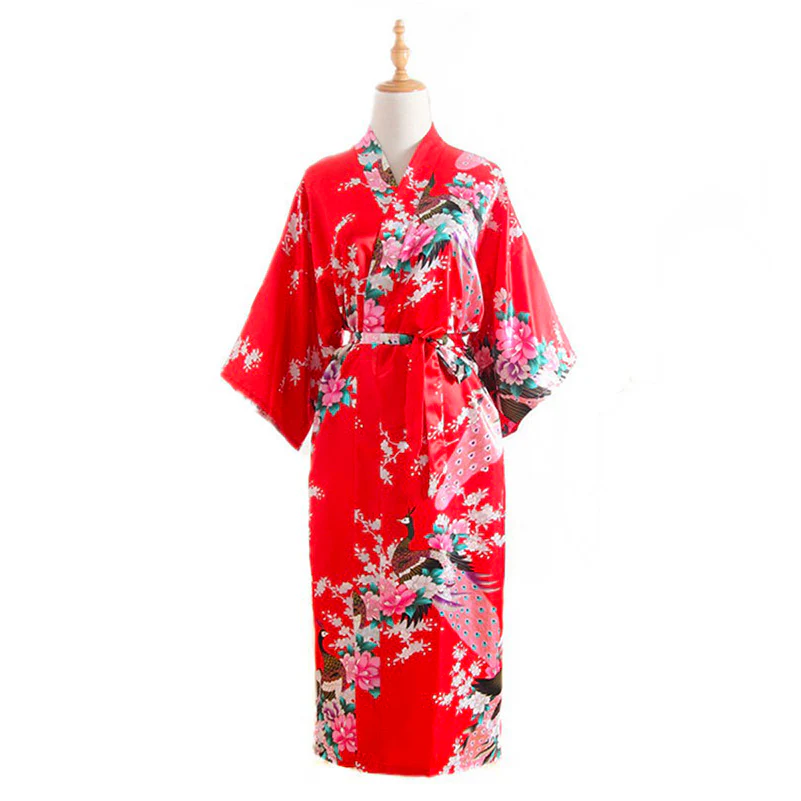 Robe Kimono Rouge – Image 3