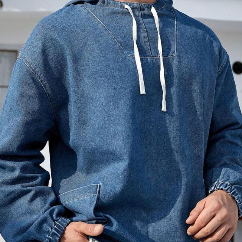 Axel - Hoodie en Denim | Décontracté | Tendance – Image 2