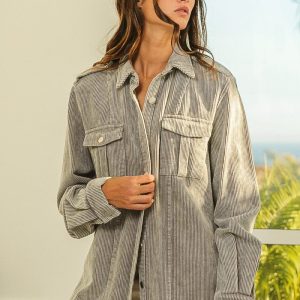 Corduroy Overshirt | Casual and Textured | Natural Look