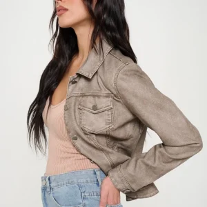 Denim Cropped Jacket | Modern and Casual | Minimalist Look