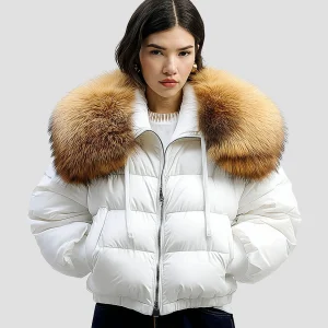 MAGNAFUR – Doudoune grosse fourrure femme